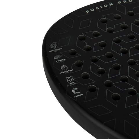VIRTUFIT RAKIETA PADEL FUSION PRO - CZARNO-SREBRNA