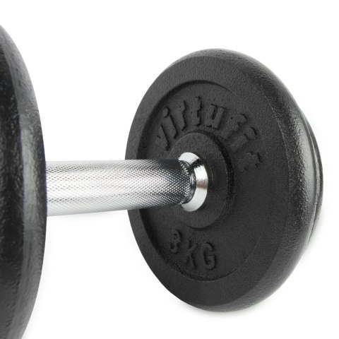 VIRTUFIT REGULOWANY ZESTAW HANTLI PRO - ZESTAW SZTANGI - ŻELIWO - 1 X 15 KG