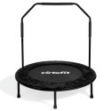 VIRTUFIT SKŁADANA TRAMPOLINA FITNESS Z UCHWYTEM - CZARNA - 100 CM