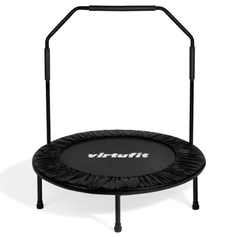 VIRTUFIT SKŁADANA TRAMPOLINA FITNESS Z UCHWYTEM - CZARNA - 100 CM