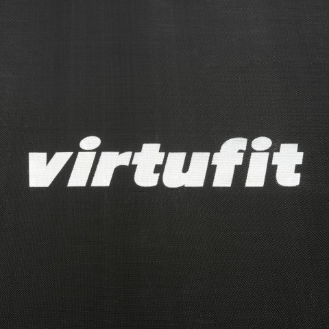 VIRTUFIT TRAMPOLINA PREMIUM Z SIATKĄ BEZPIECZEŃSTWA - CZARNA - 366 CM