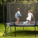 VIRTUFIT TRAMPOLINA PREMIUM Z SIATKĄ BEZPIECZEŃSTWA - CZARNA - 366 CM