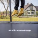 VIRTUFIT TRAMPOLINA PREMIUM Z SIATKĄ BEZPIECZEŃSTWA - CZARNA - 366 CM
