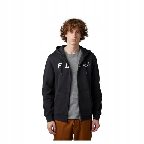 BLUZA Z KAPTUREM NA ZAMEK FOX ABSOLUTE BLACK L