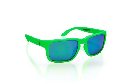Okulary NEON Street green fluo (lens: green cat.3)