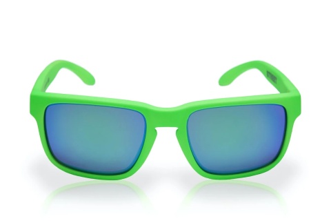 Okulary NEON Street green fluo (lens: green cat.3)