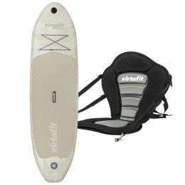 VIRTUFIT DESKA SUP CRUISER 305 - PIASKOWY BEŻ - Z SIEDZENIEM KAJAKOWYM, AKCESORIAMI I TORBĄ DO NOSZE