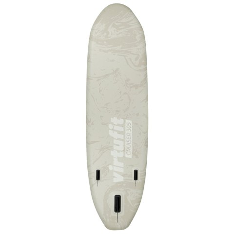 VIRTUFIT DESKA SUP CRUISER 305 - PIASKOWY BEŻ - Z SIEDZENIEM KAJAKOWYM, AKCESORIAMI I TORBĄ DO NOSZE