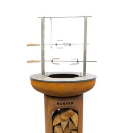 BF Stelaż z rożnem do planchy