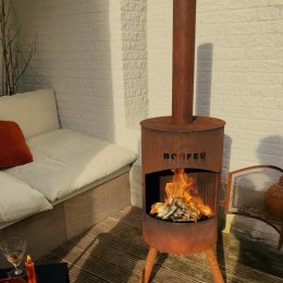 BONFEU KOMINEK OGRODOWY BONTON 50 RDZAWY