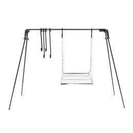 BONFEU STALOWY STOJAK NAD OGNISKO