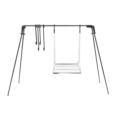 BONFEU STALOWY STOJAK NAD OGNISKO