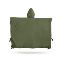 OFFLANDER PONCZO KEMPINGOWE OCIEPLANE WODOODPORNE ZIELONO-BRĄZOWE