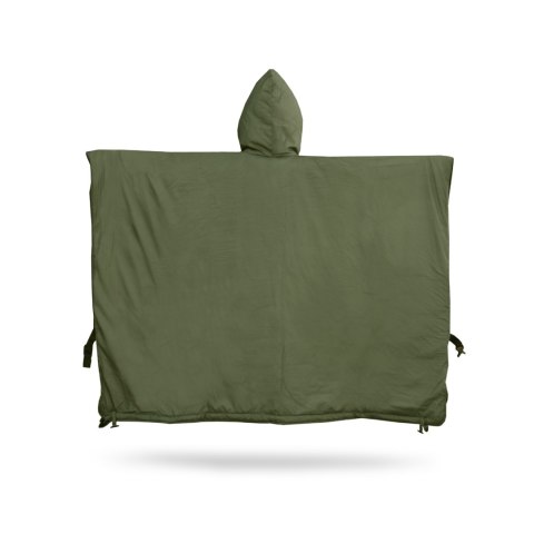 OFFLANDER PONCZO KEMPINGOWE OCIEPLANE WODOODPORNE ZIELONO-BRĄZOWE
