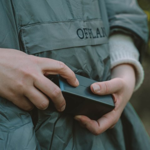 OFFLANDER PONCZO KEMPINGOWE WODOODPORNE SZARE