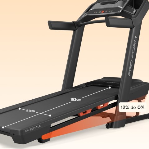 Bieżnia ProForm Carbon TLX – składana bieżnia do domu