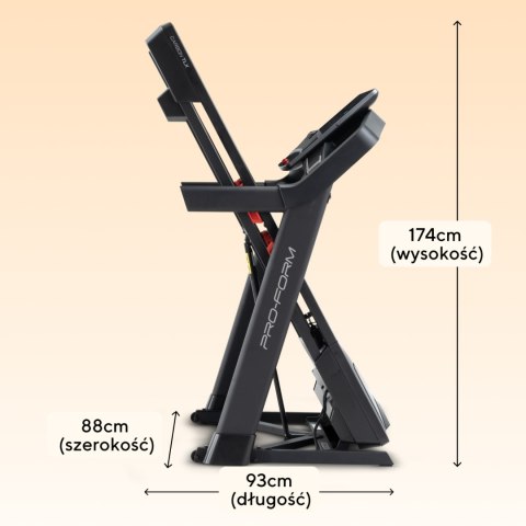 Bieżnia ProForm Carbon TLX – składana bieżnia do domu