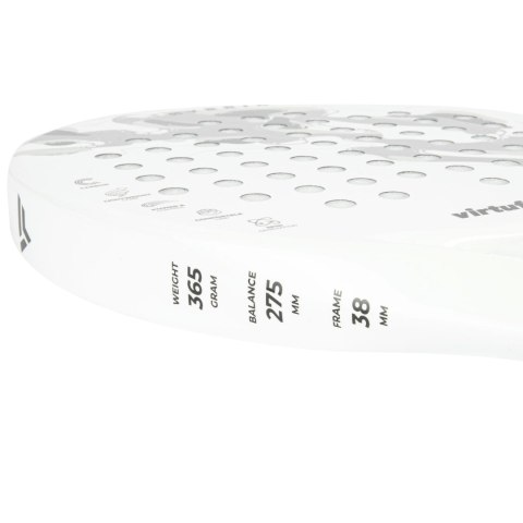 VIRTUFIT RAKIETA PADEL HYBRID - BIAŁO-SZARA