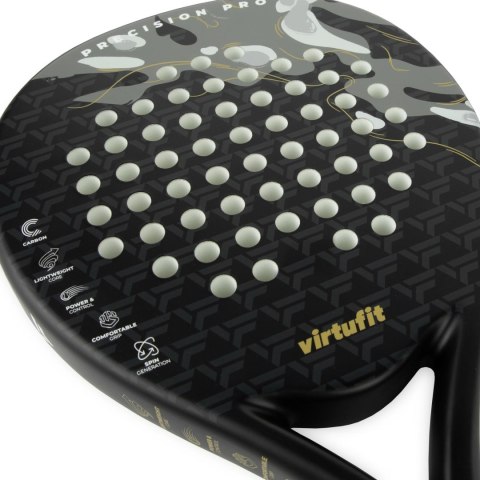 VIRTUFIT RAKIETA PADEL PRECISION PRO - CZARNO-ZŁOTA