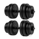 VIRTUFIT REGULOWANY ZESTAW HANTLI - WINYL - 2 X 14 KG