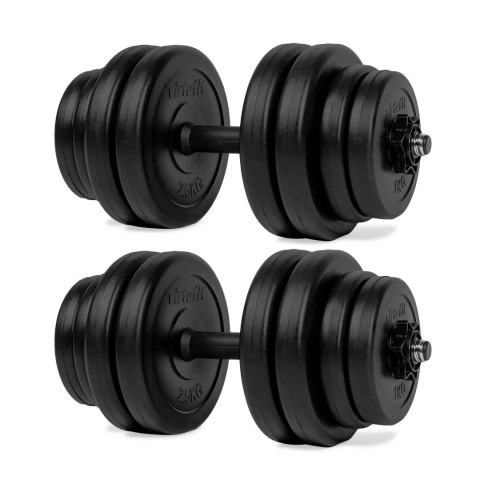 VIRTUFIT REGULOWANY ZESTAW HANTLI - WINYL - 2 X 14 KG