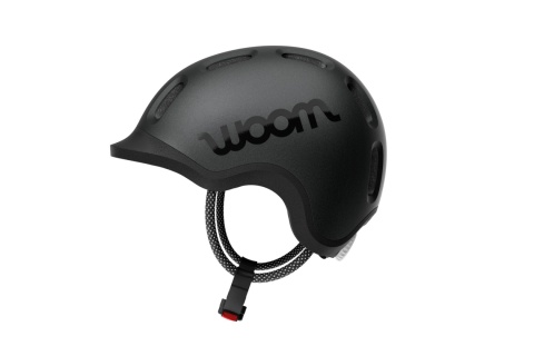 Kask rowerowy dziecięcy WOOM Ready (Charcoal Metallic, S/50-53)