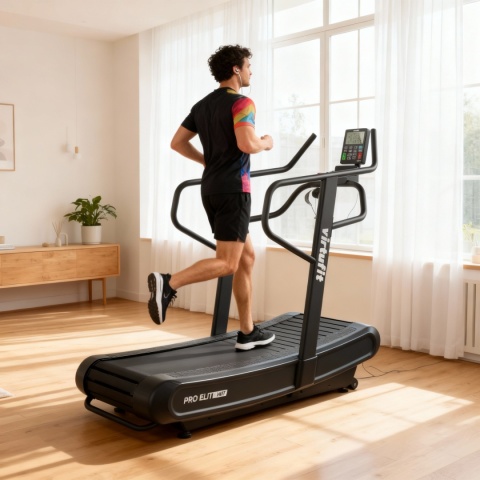 Bieżnia VirtuFit Pro Elite HiiT Air Runner – bezsilnikowa, HiiT