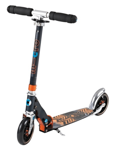 Hulajnoga dla dzieci MICRO Speed Aztec czarno- pomaranczowa