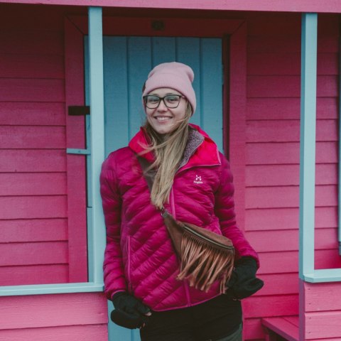 OFFLANDER CZAPKA ZIMOWA RÓŻOWA