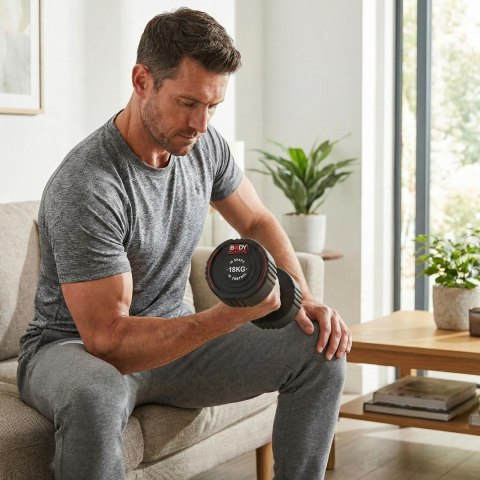 BODY SCULPTURE HANTEL TPU BW 133 18 KG