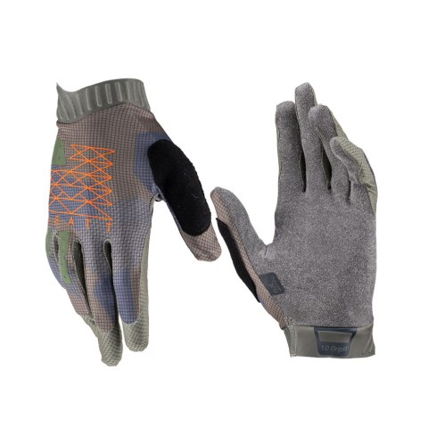 LEATT (2023) RĘKAWICE ROWEROWE MTB 1.0 GRIPR GLOVE CAMO KOLOR ZIELONY ROZMIAR M