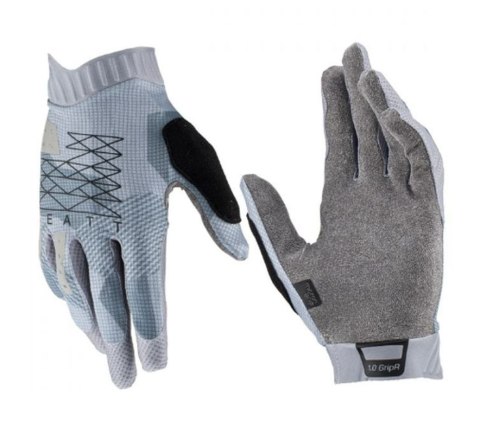 LEATT (2023) RĘKAWICE ROWEROWE MTB 1.0 GRIPR GLOVE TITANIUM KOLOR SZARY ROZMIAR M