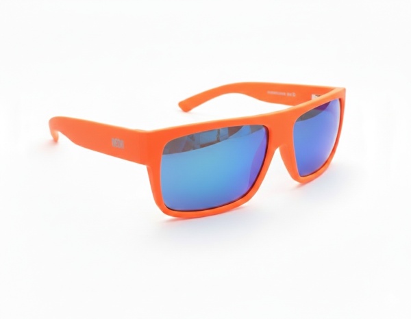 Okulary NEON Ride orange fluo (lens: blue cat.3)