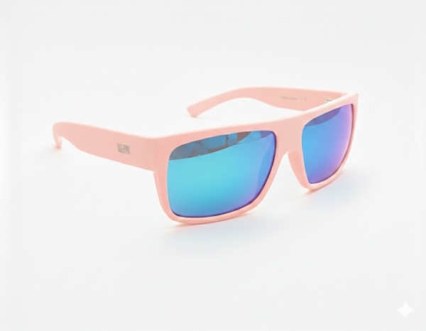 Okulary NEON Ride pink fluo (lens: blue cat.3)