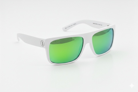 Okulary NEON Ride white (lens: green cat.3)