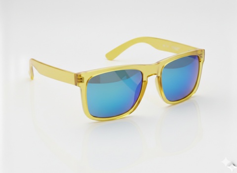 Okulary NEON Street crystal yellow (lens: blue cat.3)
