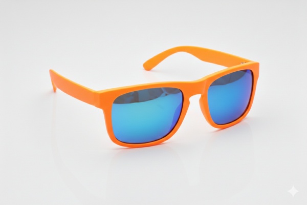 Okulary NEON Street orange fluo (lens: blue cat.3)