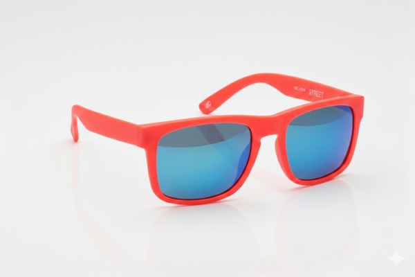 Okulary NEON Street red fluo (lens: blue cat.3)