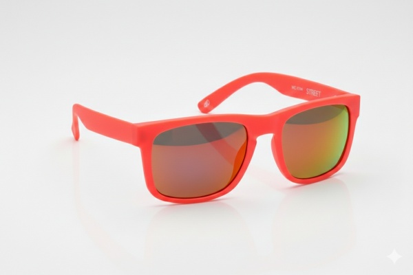 Okulary NEON Street red fluo (lens: red cat.3)