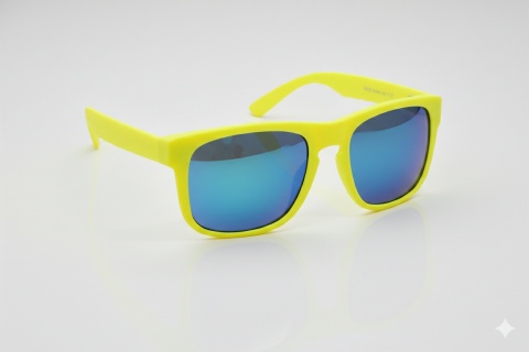 Okulary NEON Street yellow fluo (lens: blue cat.3)