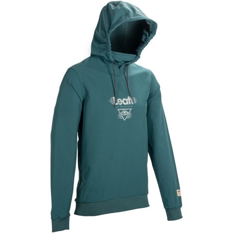 Bluza rowerowa (z kapturem) LEATT Hoodie MTB Gravity 3.0 (turkusowy, S)