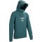 Bluza rowerowa (z kapturem) LEATT Hoodie MTB Gravity 3.0 (turkusowy, S)