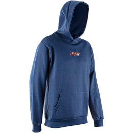 Bluza z kapturem LEATT Hoodie Core (niebieski, M)