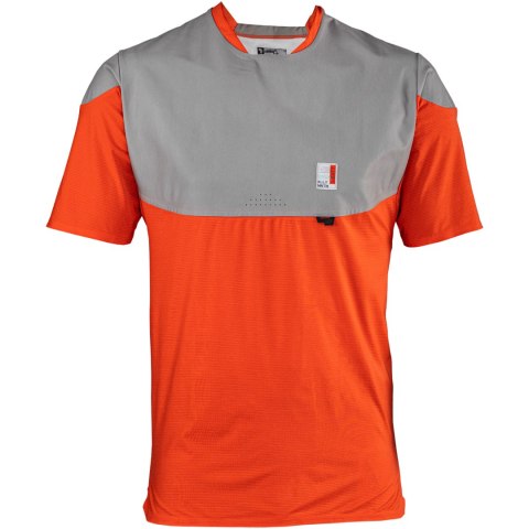 Koszulka rowerowa LEATT Jersey MTB AllMtn 3.0 (pomarańczowy-szary, M)