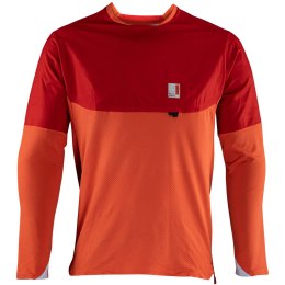 Koszulka rowerowa LEATT Jersey MTB AllMtn 4.0 (pomarańczowy-szary, M)