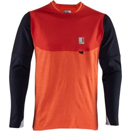 Koszulka rowerowa LEATT Jersey MTB AllMtn 5.0 (pomarańczowy-szary, S)