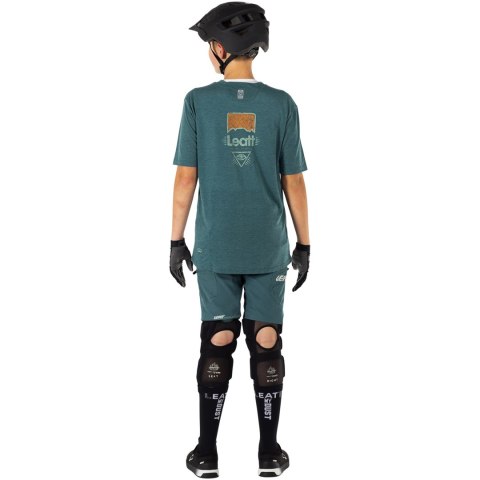 Koszulka rowerowa dziecięca LEATT Jersey MTB AllMtn 2.0 Junior (turkusowy, M)