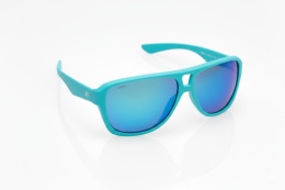 NEON Okulary przeciwsłoneczne Board cyjanowe, szkła niebieskie