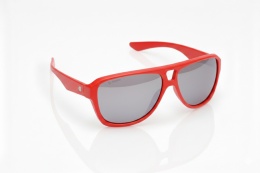 NEON Okulary przeciwsłoneczne Board czerwone, szkła czerwone