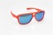 NEON Okulary przeciwsłoneczne Board czerwone, szkła niebieskie